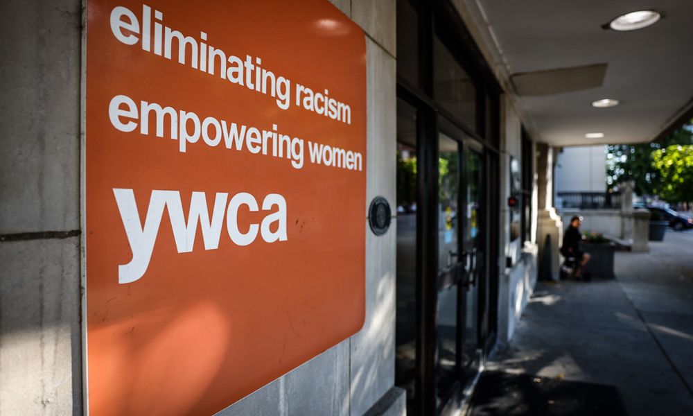 The YWCA on West Third Street in Dayton is a safe place for women experiencing domestic violence. Dwindling federal funding could spell funding troubles for victims of crime. JIM NOELKER/STAFF