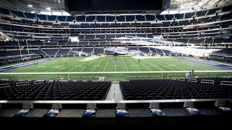 Dallas Cowboys Fans Gather at AT&T Stadium for Game Watch Party