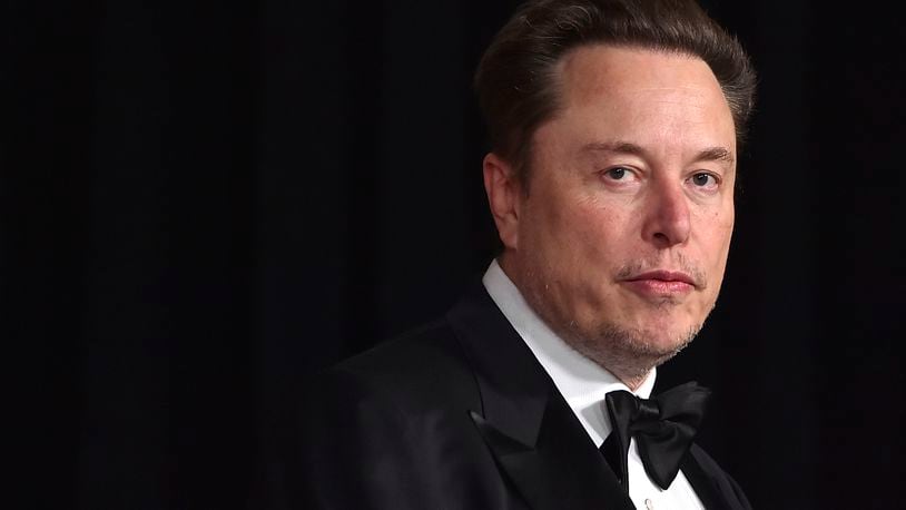 FILE - Elon Musk arrives at the 10th Breakthrough Prize Ceremony on April 13, 2024, at the Academy Museum of Motion Pictures in Los Angeles. (Photo by Jordan Strauss/Invision/AP, File)