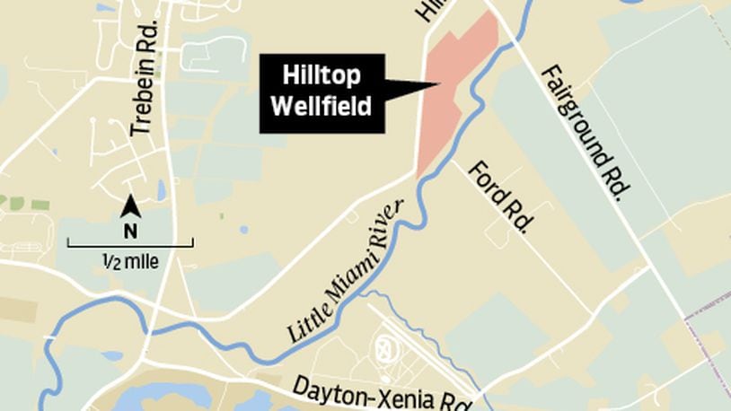 Greene County's Hilltop Wellfield, expected to add between 3 and 5 million daily gallons to the county's water supply, is located between Hilltop and Fairground Roads.