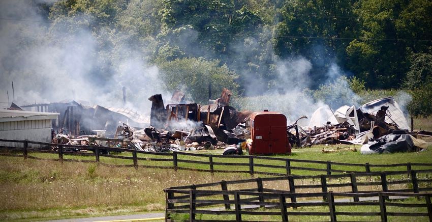 Miami Twp barn fire