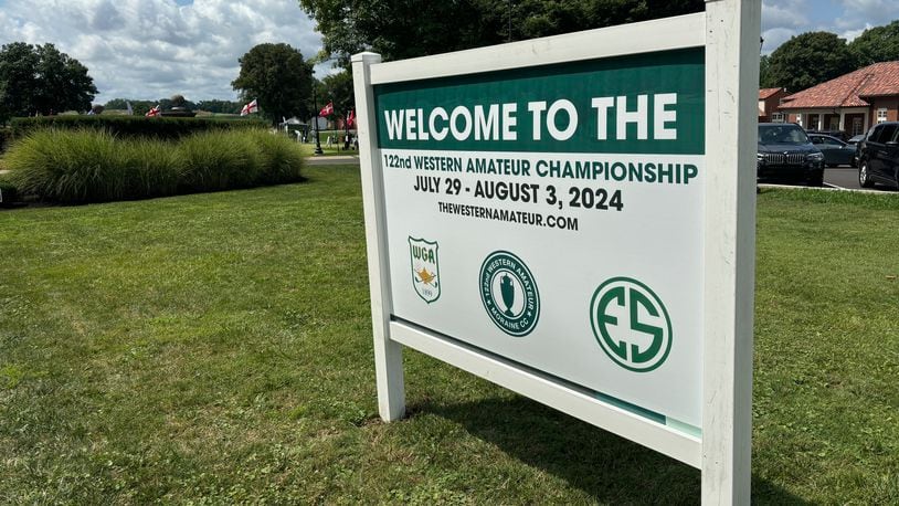 The scene during the first round of the Western Amateur Championship on Tuesday, July 30, 2024, at Moraine Country Club in Dayton. David Jablonski/Staff