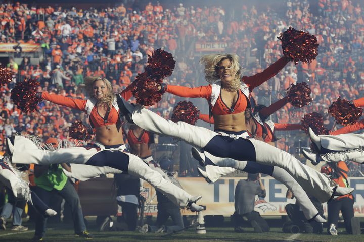 Photos: Cheerleaders show spirit at NFL playoffs