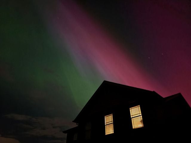 Northern lights seen from Madison Twp., Butler County