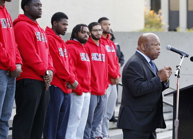 Rep. John Lewis gets out the vote in Dayton