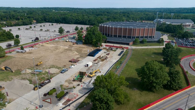 Miami University is expanding its already elaborate underground, geo-thermal cooling and heating system around the school’s sports and athletic office complex at Millet Hall. While the construction work, which is scheduled to be done by summer 2026, will block off some pedestrian and traffic driveways, school officials said they are hoping to minimize the impact as they drill hundreds of wells to expand the university’s environmentally friendly system. CONTRIBUTED