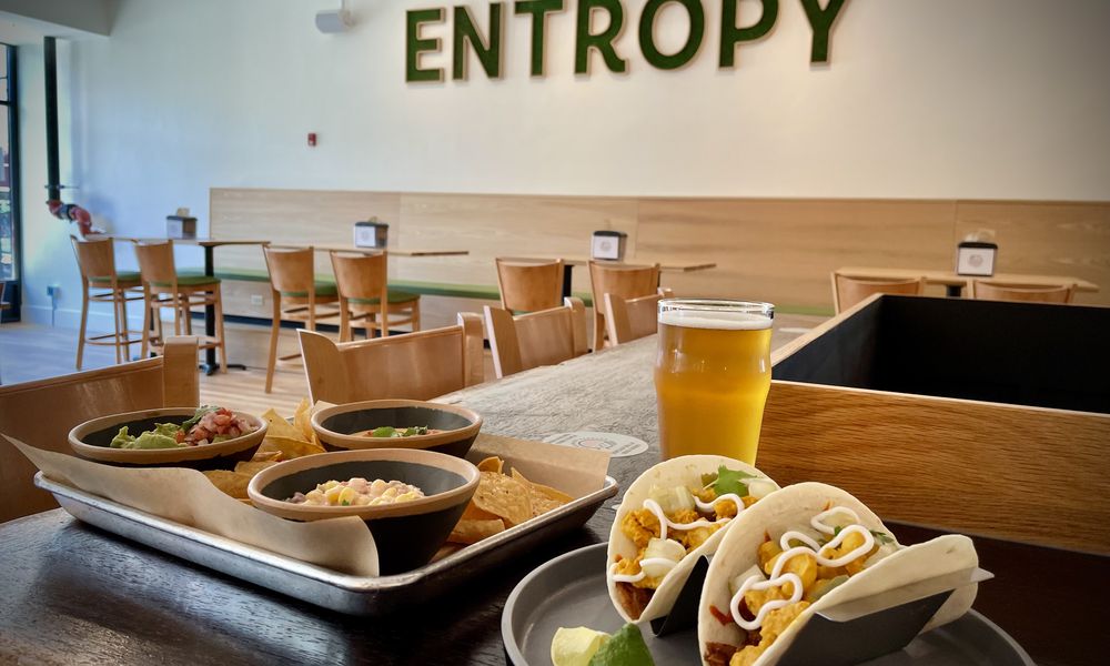 Entropy Brewing Co., a brewpub in Miamisburg featuring an indoor playground, outdoor patio and a speakeasy, is opening to the public Wednesday, July 3. NATALIE JONES/STAFF