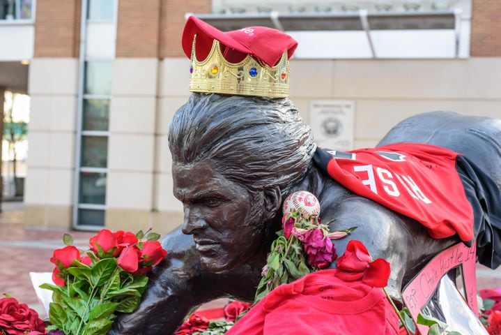 PHOTOS: Pete Rose Memorial at Great American Ball Park in Cincinnati