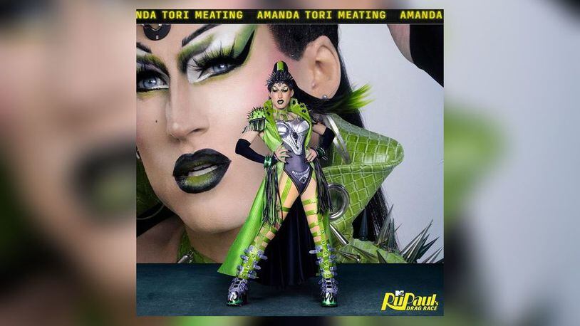 Amanda Tori Meating, the drag persona of Wright State University graduate Philip Stock, appeared on Season 16 of "RuPaul's Drag Race." FACEBOOK PHOTO