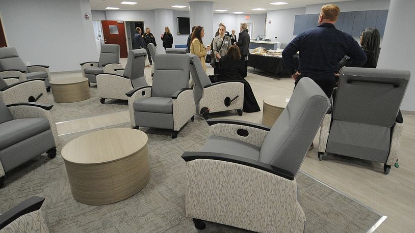 Inside the new Montgomery County Crisis Receiving Center. MARSHALL GORBY\STAFF