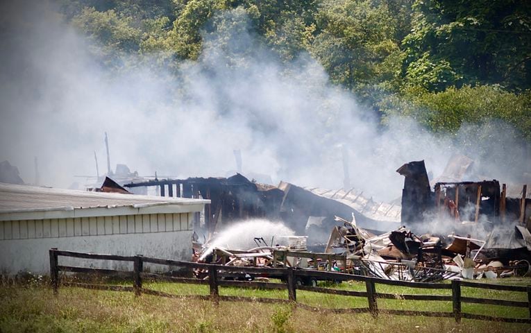 Miami Twp barn fire