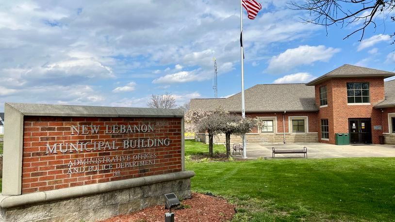 The village of New Lebanon Municipal Building on South Clayton Road. AIMEE HANCOCK / STAFF