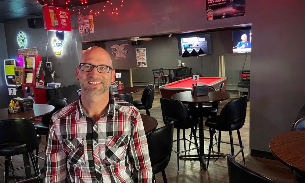 The Red Carpet Tavern is located at 3301 Wayne Ave. in Dayton's Belmont neighborhood. Pictured is new owner ony Ballard. NATALIE JONES/STAFF