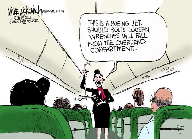 CARTOONS: Mike Luckovich, Jan. 14, 2024