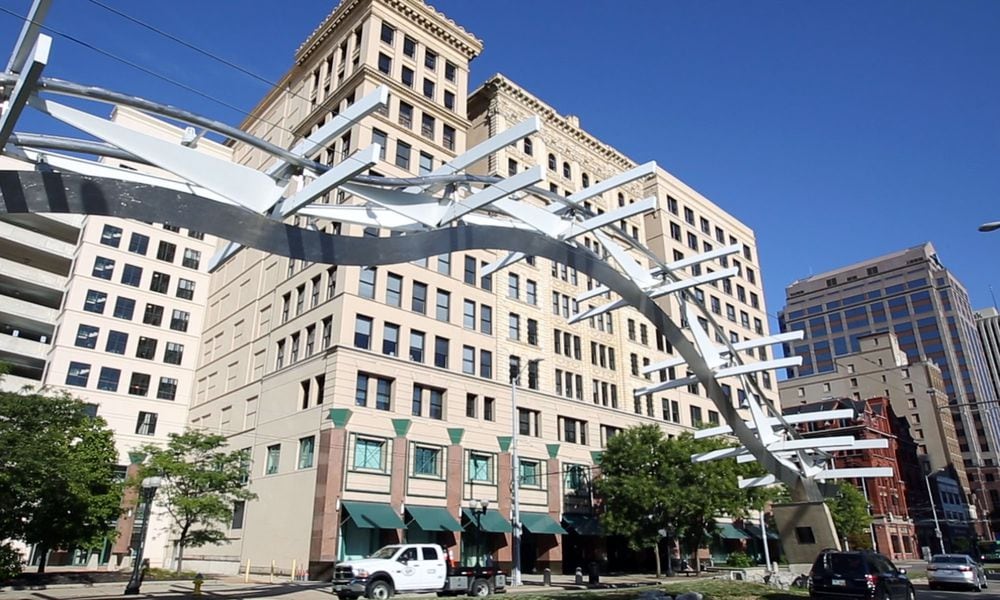 The Montgomery County Reibold Building is one of many buildings in downtown Dayton that is property tax exempt. TY GREENLEES / STAFF