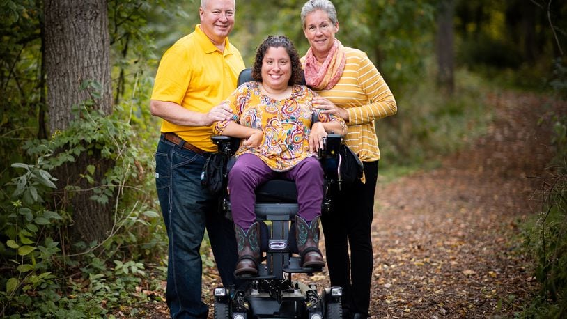 The Shanahan family, founders of EmPowering the Differently Enabled, offer support and practical help to families of differently enabled individuals. L-R Tom, Barb and Emily (front) Shanahan