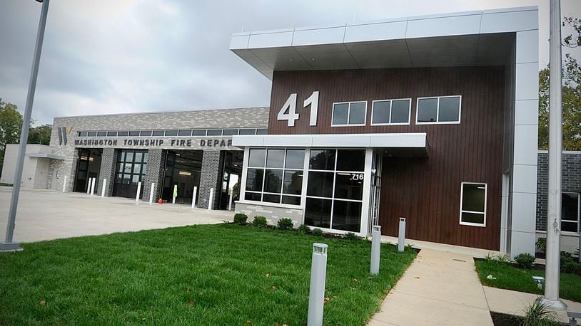 Washington Twp. Fire Department prepares the soon-to-open Fire Station 41 at 716 E. Franklin St. Thursday, Sept. 28, 2023. The 15,259-square-foot facility is scheduled to be dedicated Friday, Sept. 29, 2023. MARSHALL GORBY/STAFF