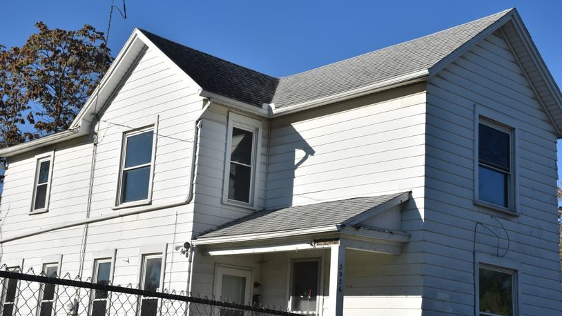 A home on East Fifth Street in East Dayton where 38-year-old Michelle Sanchez died of a drug overdose in September 2022. CORNELIUS FROLIK / STAFF