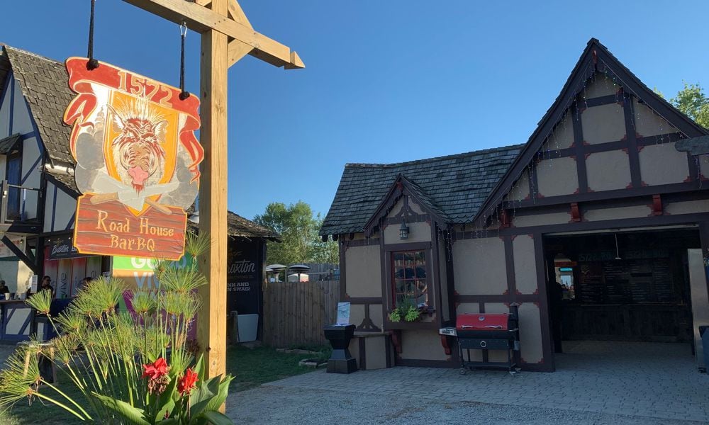 The crown jewel in the festivals food lineup is 1572 Roadhouse Bar-B-Q located in front of the Ohio Renaissance Festival. CONTRIBUTED/ALEXIS LARSEN