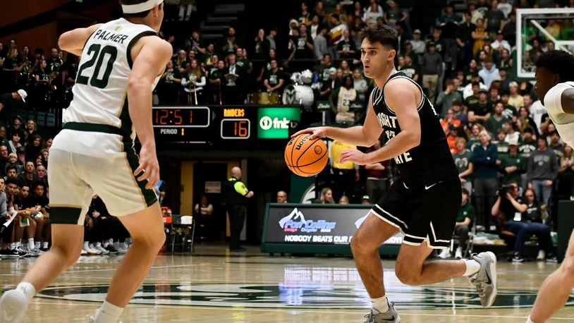 Wright State's Andrew Welage, shown in last week's season opener at Colorado State, is one of several three-point threats for the Raiders. Wright State Athletics photo