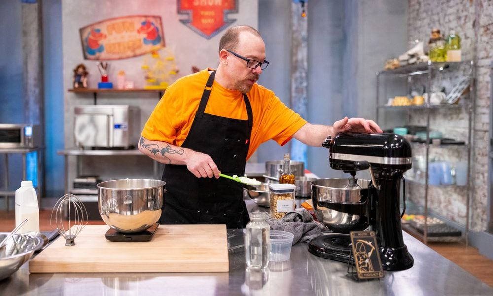 Chad Conklin, a Centerville resident who is a culinary instructor at Marshall High School in Middletown, was a contestant on Food Networks Halloween Baking Championship.