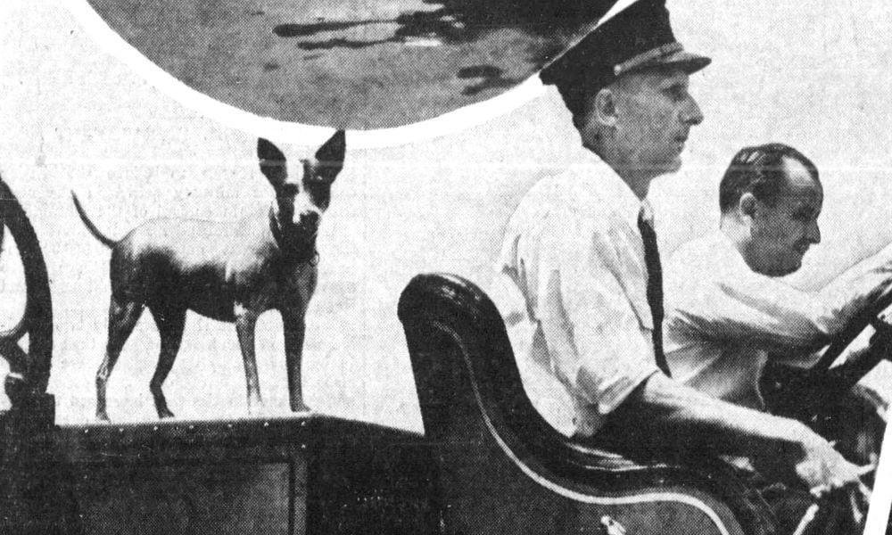 Dayton's greatest fire dog, Smokey. DAYTON DAILY NEWS ARCHIVES