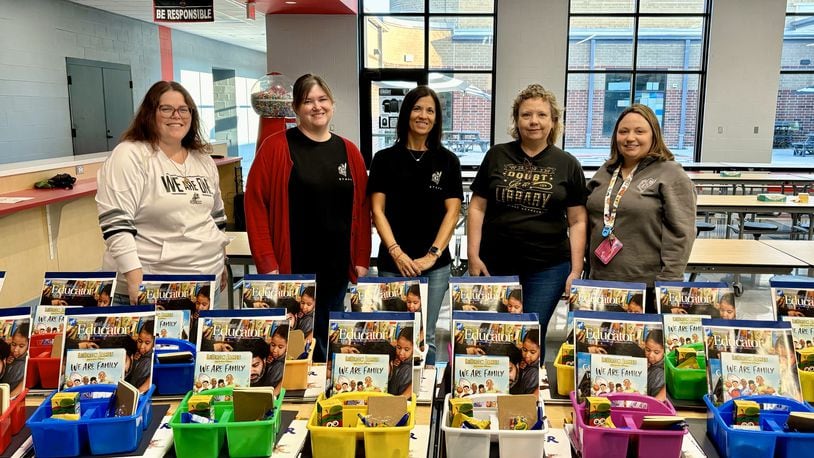 Members of the Greenon Federation of Teachers conducted a literacy instruction to train parents in the district on literacy strategies on Sept. 14. Contributed