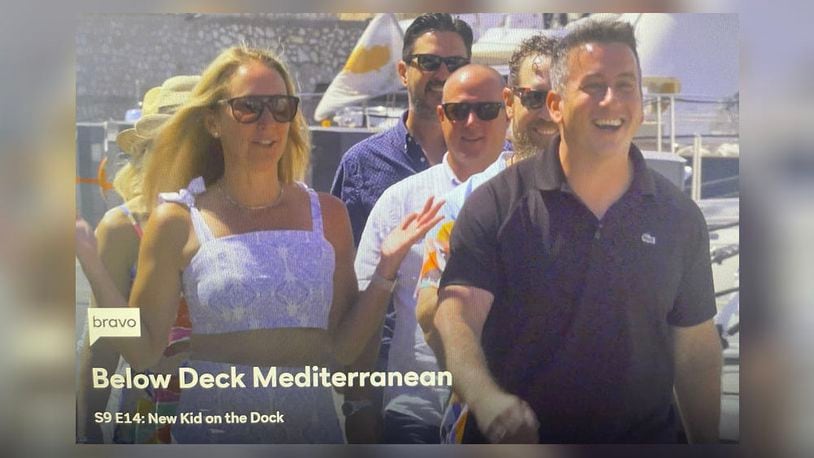 Murphy and Beth LaSelle appeared on Season 9, Episode 14 of “Below Deck Mediterranean” that aired Sept. 2 on Bravo. BRAVO/SCREENSHOT