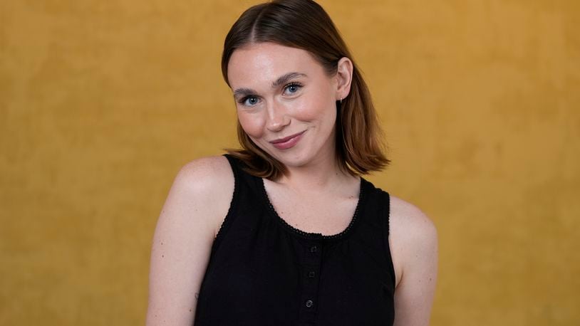 Canadian actor and comedian Veronika Slowikowska poses for a portrait on Friday, May 17, 2024, in Los Angeles. (AP Photo/Ashley Landis)