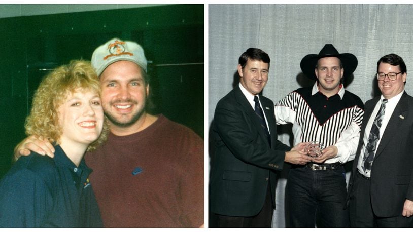 Flashback to country superstar Garth Brooks' last tours through the Miami Valley in the early 1990s at Wright State University's Nutter Center. CONTRIBUTED PHOTOS
