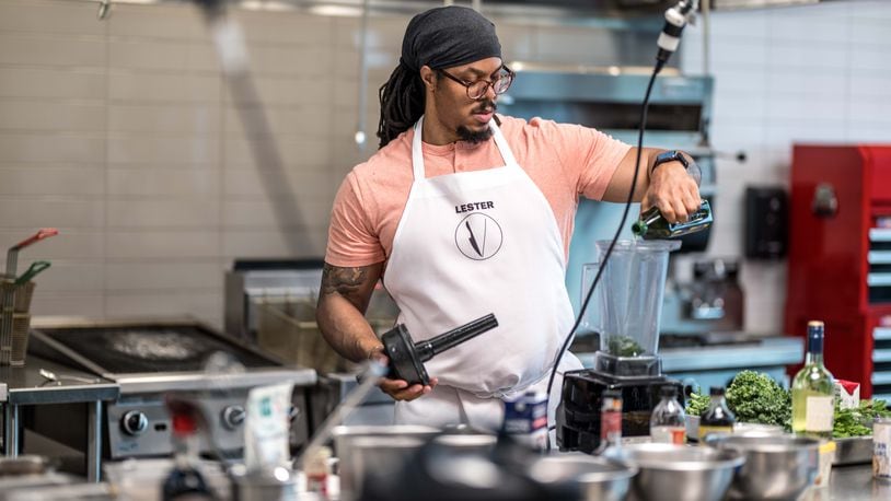 Lester Gates (pictured), who owns Invoke with his brother, Larry, at 2nd Street Market in Dayton, is one of eight contestants competing on season 2 of “Top Vegan" (CONTRIBUTED PHOTO).