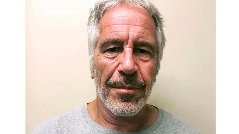 FILE - This photo provided by the New York State Sex Offender Registry shows Jeffrey Epstein, March 28, 2017. On Monday, July 1, 2024, Florida Circuit Judge Luis Delgado released the transcripts of a 2006 grand jury investigation that looked into sex trafficking and rape allegations made against Epstein. (New York State Sex Offender Registry via AP, File)