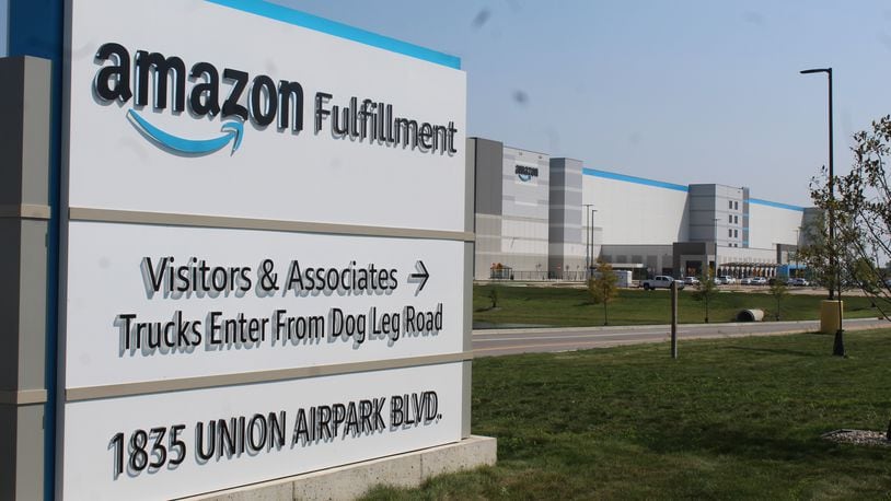 Amazon's fulfillment center in Union employs about 2,000 people. CORNELIUS FROLIK / STAFF