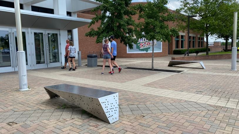 People walk into the Wright State student union on Thursday, June 16. Eileen McClory / Staff