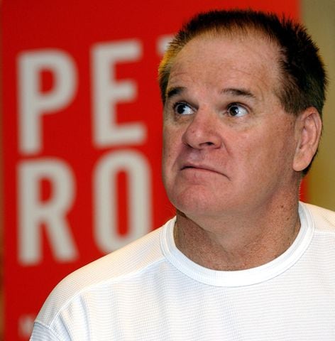 Legendary baseball player Pete Rose