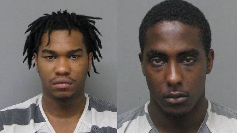 Elijah Cuffie (left) and Davon Hunt are wanted and under indictment, the Springfield Police Division reported.