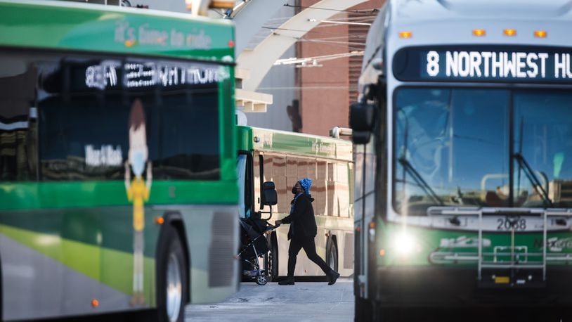 Greater Dayton RTA riders use the transit agency to take more than six million trips every year. JIM NOELKER/STAFF