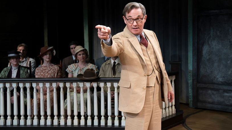 Richard Thomas, best known as John-Boy on the popular 1970s CBS family television series “The Waltons,” takes on the role of Atticus Finch in “To Kill a Mockingbird’’ at the Schuster Center this week. CONTRIBUTED
