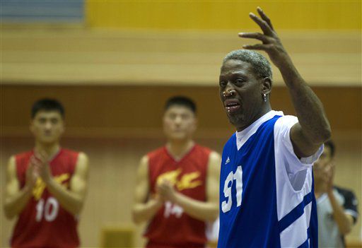 Dennis Rodman in North Korea