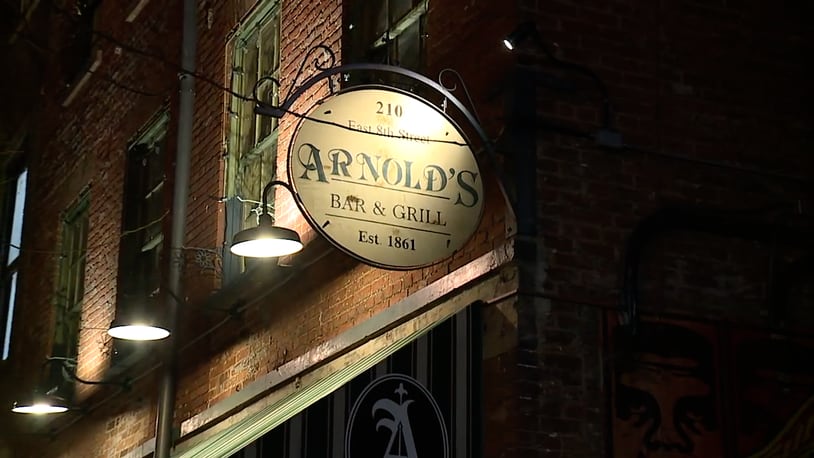 Arnold's Bar & Grill in Cincinnati will be closed for 36 days for a movie shoot. MADISON SCHMIDT VIA WCPO/CONTRIBUTED