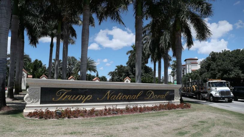 FILE PHOTO: After widespread backlash and concerns, President Donald Trump on Saturday said he will not be using his Miami golf resort as a host site for the 2020 G-7 Summit.