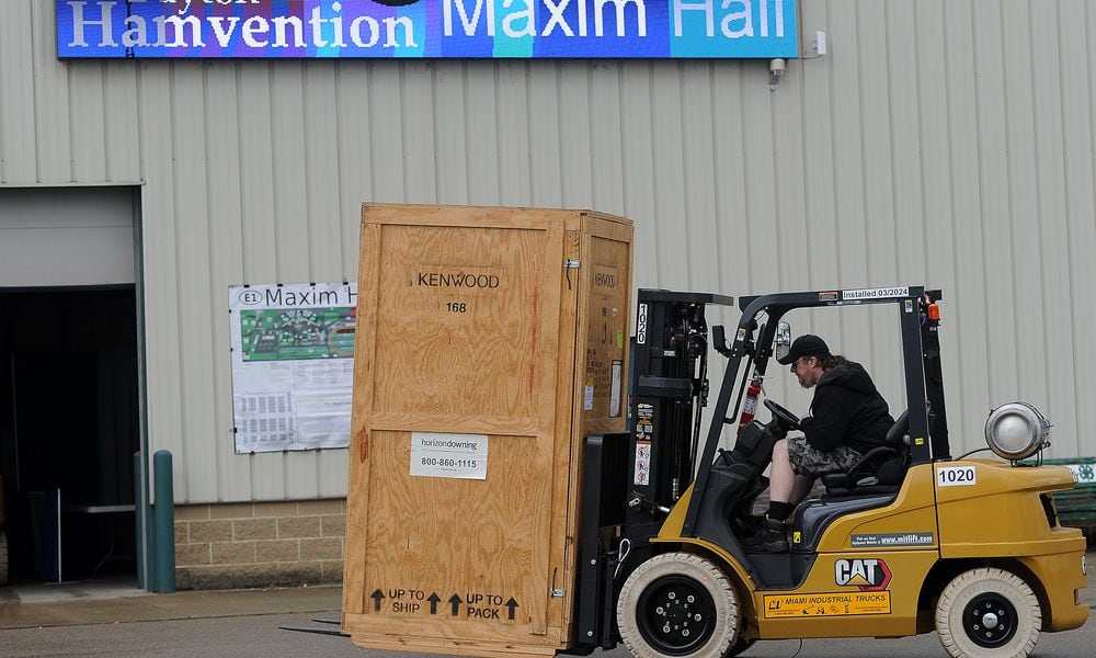 Companies and people come from all over the world to Dayton Hamvention at the Greene County Fairgrounds and Expo Center, Wednesday, May 15, 2024 was set up day. MARSHALL GORBY\STAFF