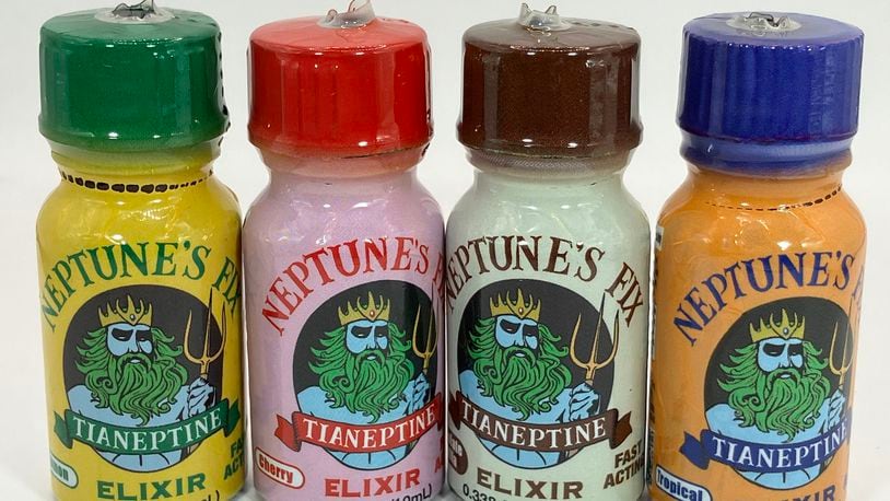 Neptune's Fix tianeptine elixir, considered to be a dietary supplement, is being recalled due to reports of life-threatening effects, the U.S. Food and Drug Administration says. CREDIT: US FDA