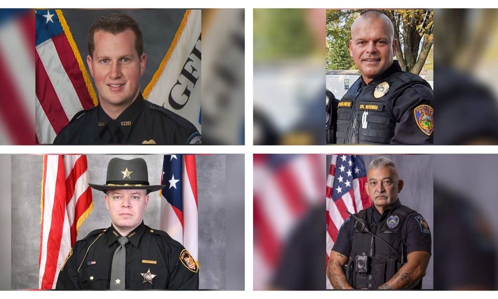 2024 Ohio Peace Officers Memorial Ceremony will include Officer Timothy J. Unwin, Corporal Matthew D. Mitchell, Deputy Joshua I. Hamilton and Officer Anthony Cloyd.