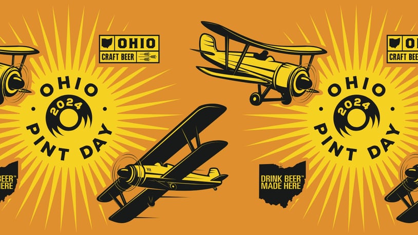 The Ohio Craft Brewers Association commissioned artist Sam Baird, art director at LemonGrenade Creative to design this year’s Ohio Pint Day glass.