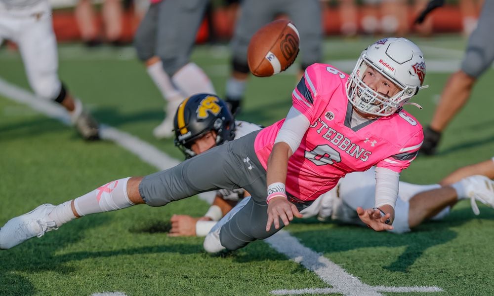 Stebbins hosted Springfield Shawnee in the season-opener at Edmundson Stadium on Aug. 23, 2024. Michael Cooper/CONTRIBUTED