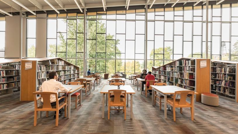 Interior of the main branch of the Dayton Metro Library. (CONTRIBUTED)