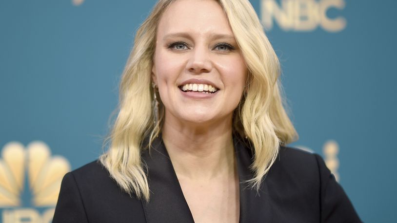 FILE - Kate McKinnon arrives at the 74th Primetime Emmy Awards on Monday, Sept. 12, 2022, at the Microsoft Theater in Los Angeles. (Photo by Richard Shotwell/Invision/AP, File)