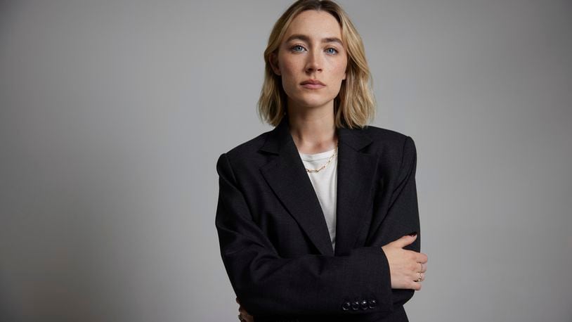 Saoirse Ronan poses for a portrait on Friday, Sept. 27, 2024, in New York. (Photo by Matt Licari/Invision/AP)