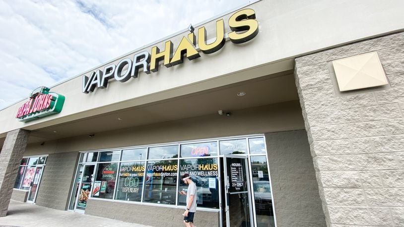 Vapor Haus has 12 locations in the Dayton area and sells vape products and some hemp-derived products. Photo provided by Vapor Haus.